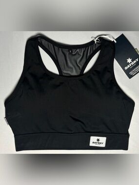 Saysky Copenhagen Eco Combat Sports Bra Women's Small Black New w Tags